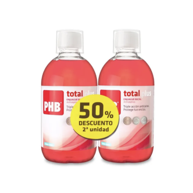 PHB TOTAL PLUS ENJUAGUE DUPLO 500 ML