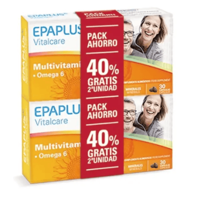 PACK EPAPLUS VITALCARE MULTIVITAMIN OMEGA 6 2X30 CAPS