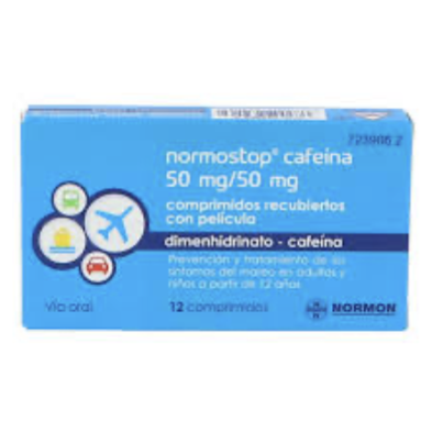 NORMOSTOP 50 MG 12 COMPRIMIDOS