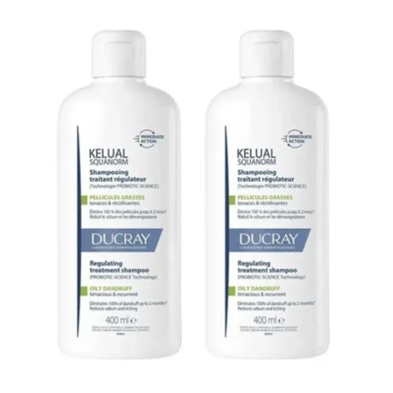 DUPLO KELUAL SQUANORM CASPA GRASA 40% 2ªUNI