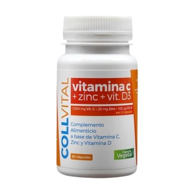 VITAMINA C + ZINC + VIT D3 60 CAPSULAS