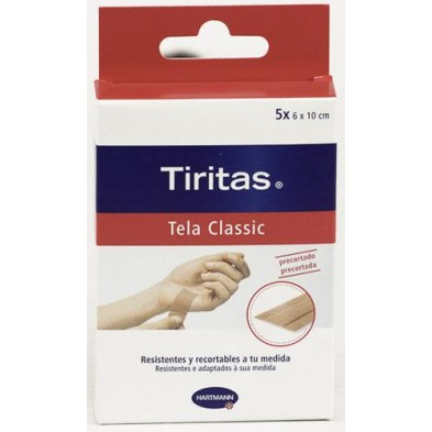 TIRITAS CLASSIC APOSITO ADHESIVO PRECORTADA 0,5 M x 6 CM