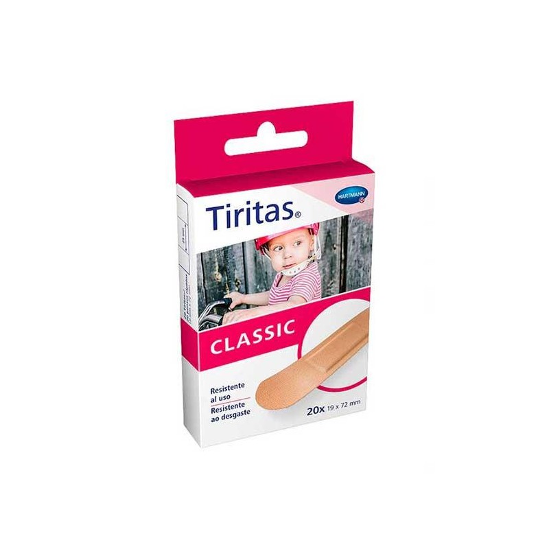 TIRITAS CLASSIC APÓSITO ADHESIVO 19x72MM 20 UNIDADES