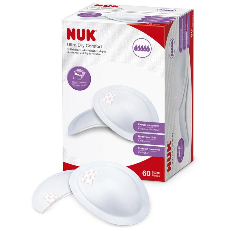 DISCOS PROTECTORES ULTRA DRY NUK 60 UNIDADES
