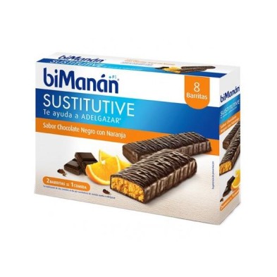 BIMANAN BARRITA CHOCOLATE NEGRO Y NARANJA 40 GR
