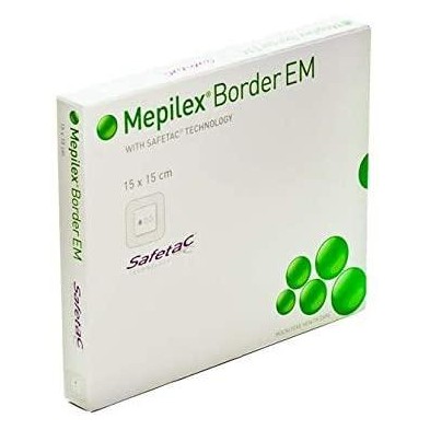 MEPILEX BORDER APOSITO ESTERIL 15x15 CM 3 UNIDADES