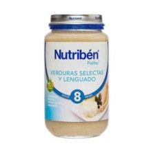 NUTRIBEN VERDURA SELECTA Y LENGUADO POTITO GRANDE 250 GR