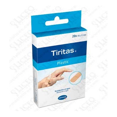 TIRITAS PLASTIC APÓSITO ADHESIVO 19x72 mm 14 UNIDADES