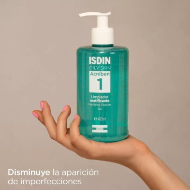 ISDIN TEEN SKIN ACNIBEN LIMPIADOR MATIFICANTE GEL 1 ENVASE 400 ML
