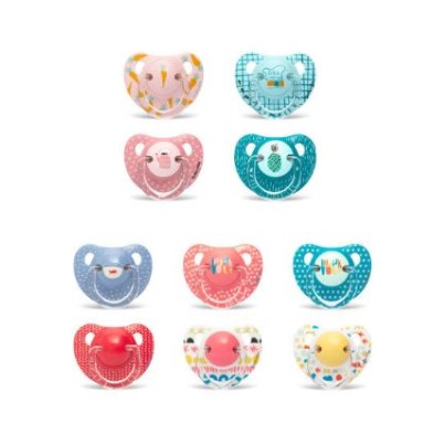 CHUPETE TETINA LATEX SUAVINEX ANATOMICO 6-18MESES  2 UNIDADES