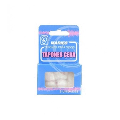 TAPONES OIDOS MARIES CERA 6 UNIDADES