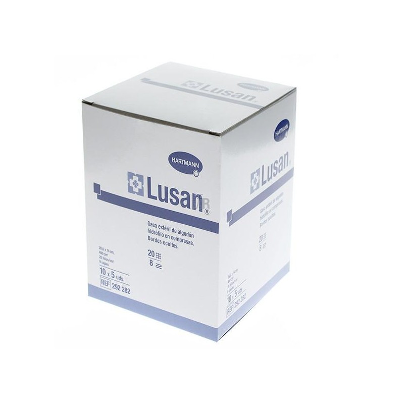 GASA ESTERIL ALGODON HIDROFILO COMPRESAS LUSAN S 50 UNIDADES 