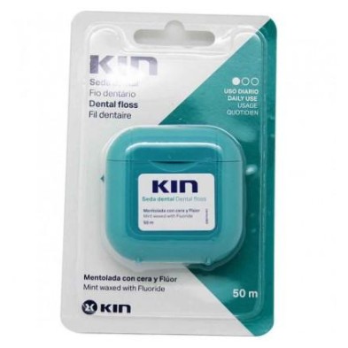 KIN SEDA DENTAL SEDA DENTAL MENTOLADA CON CERA 50 M 