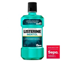 LISTERINE MENTOL 500 ML