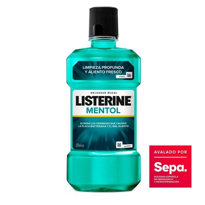 LISTERINE MENTOL 500 ML