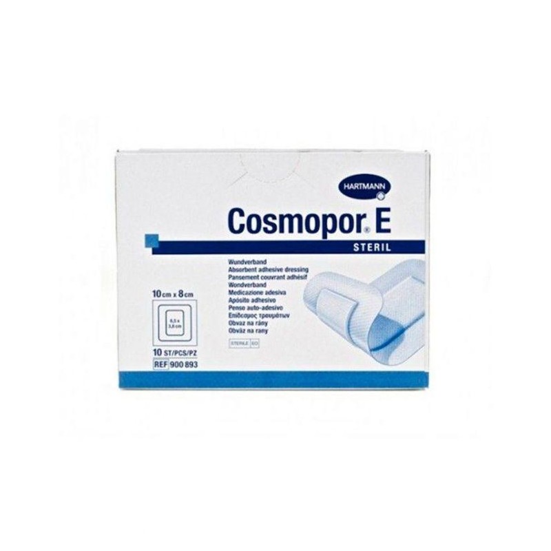 COSMOPOR E APOSITO ESTERIL 10 X 8 CM 10 UNIDADES