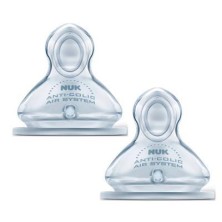 TETINA SILICONA ANTICOLICO NUK FIRST CHOICE 0-6 MESES TALLA L 2UDS