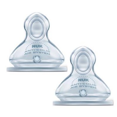 TETINA SILICONA ANTICOLICO NUK FIRST CHOICE 0-6 MESES TALLA L 2UDS
