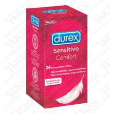 DUREX SENSITIVO CONFORT PRESERVATIVOS 24 UNIDADES