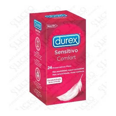 DUREX SENSITIVO CONFORT PRESERVATIVOS 24 UNIDADES
