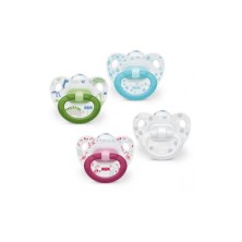 CHUPETE SILICONA CLASSIC NUK DE 0-6 MESES 2 UNIDADES