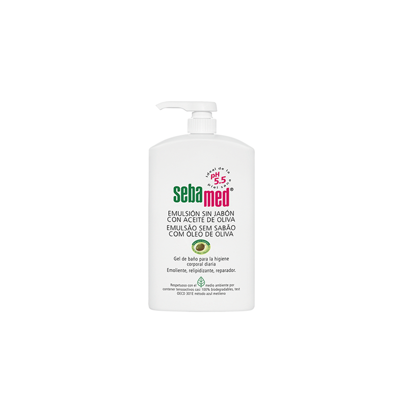 SEBAMED EMULSIÓN SIN JABON CON ACEITE DE OLIVA 1000 ML