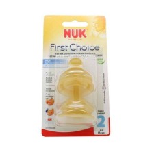 TETINA LATEX ANTICOLICO NUK FIRST CHOICE L (ALIMENTO) T 2 2 UNIDADES