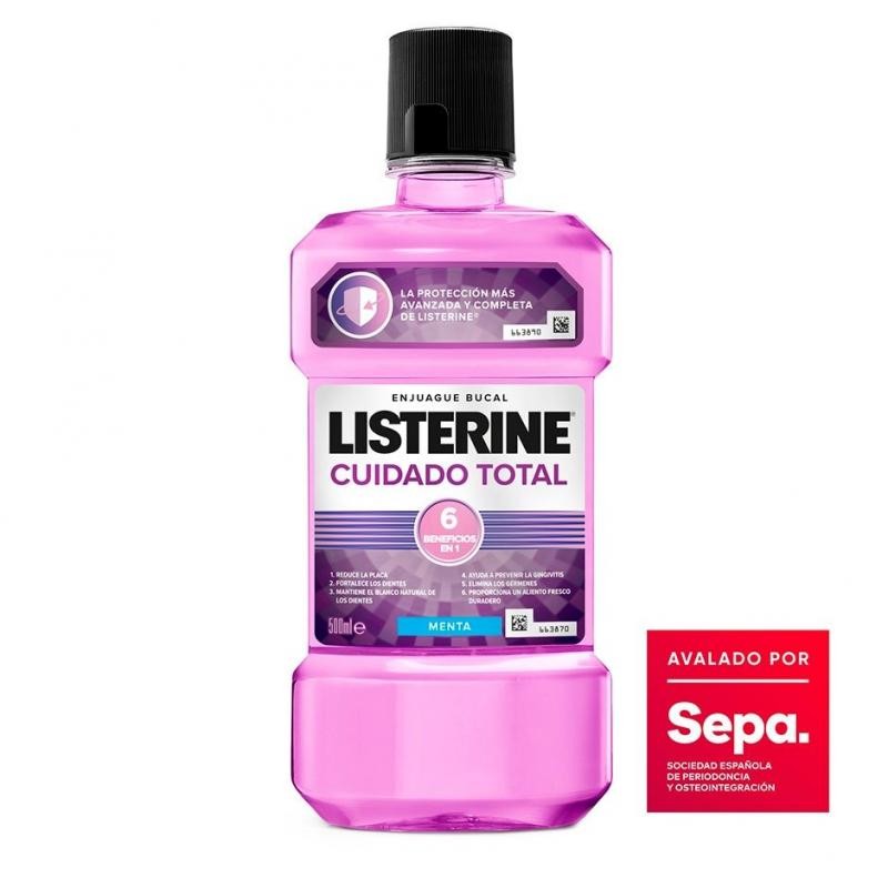 LISTERINE CUIDADO TOTAL 500 ML