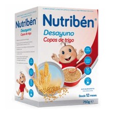 NUTRIBEN DESAYUNO COPOS DE TRIGO 750 GR