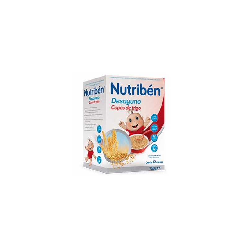 NUTRIBEN DESAYUNO COPOS DE TRIGO 750 GR