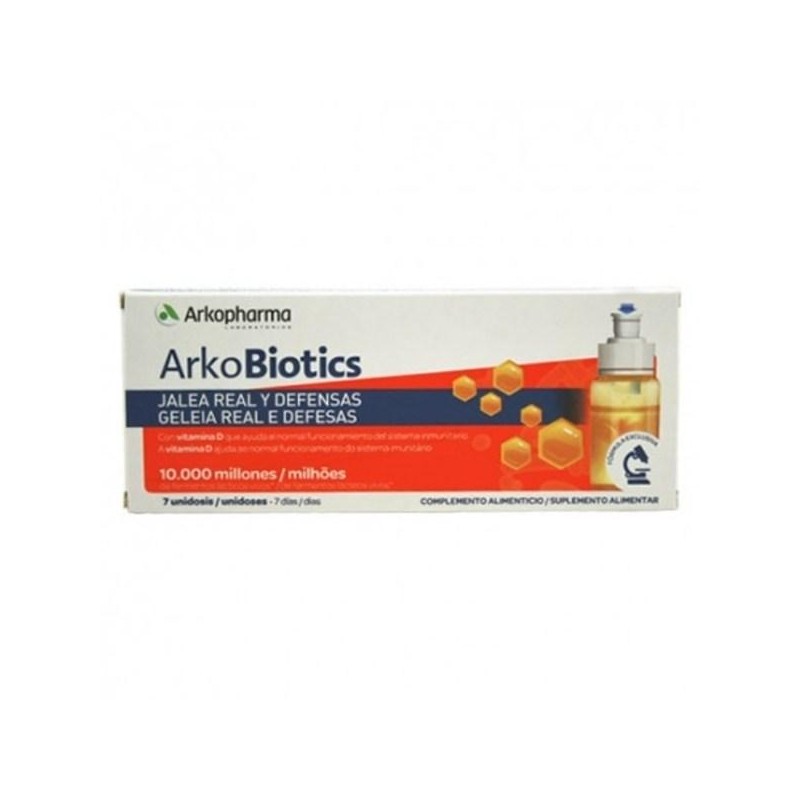ARKOPROBIOTICS ENERGIA Y DEFENSAS JALEA REAL ADULTOS 7 UNIDOSIS