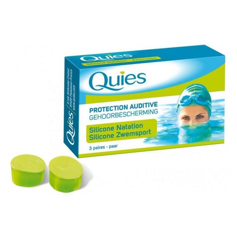 QUIES TAPONES OIDOS MAXI SILICONA NATACION 6 UNIDADES