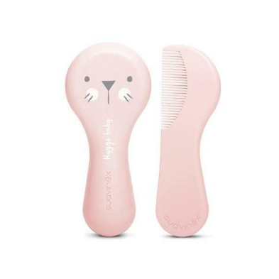 CEPILLO Y PEINE INFANTIL SOFT SUAVINEX ROSA