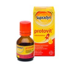 Supradyn Protovit Vitaminas Minerales Crecimiento niños edad pediátrica - 15 ml