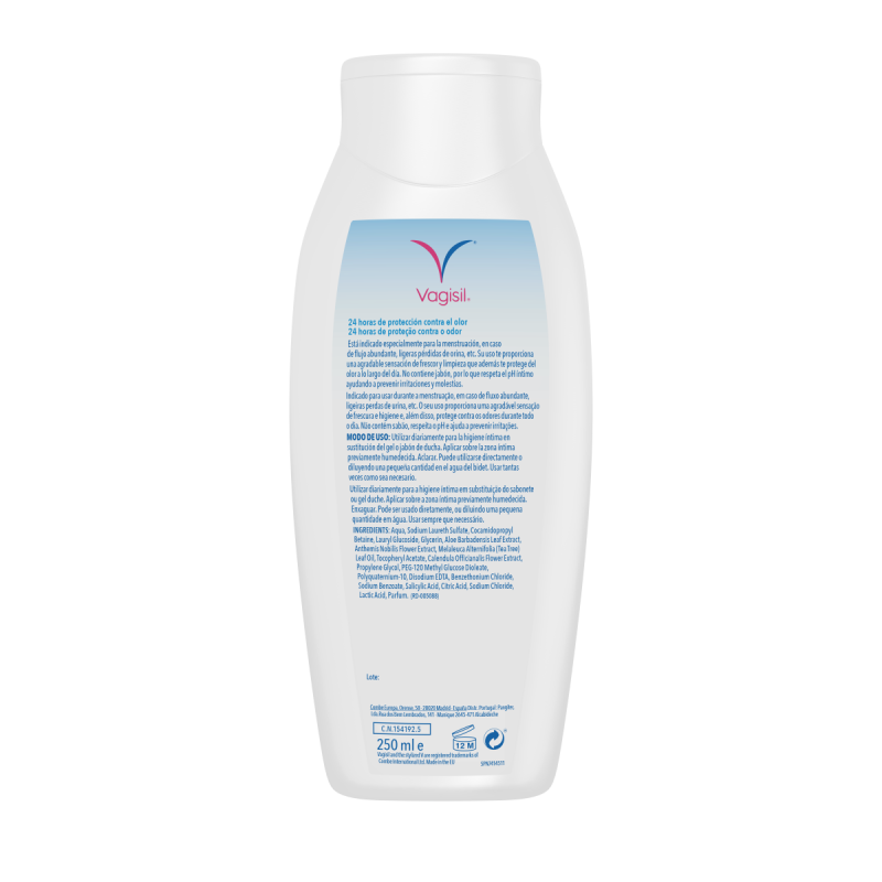 VAGISIL HIGIENE INTIMA DIARIA ODOR BLOCK 250 ML
