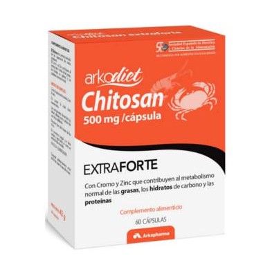 CHITOSAN EXTRA FORTE 500 MG 60 CÁPSULAS
