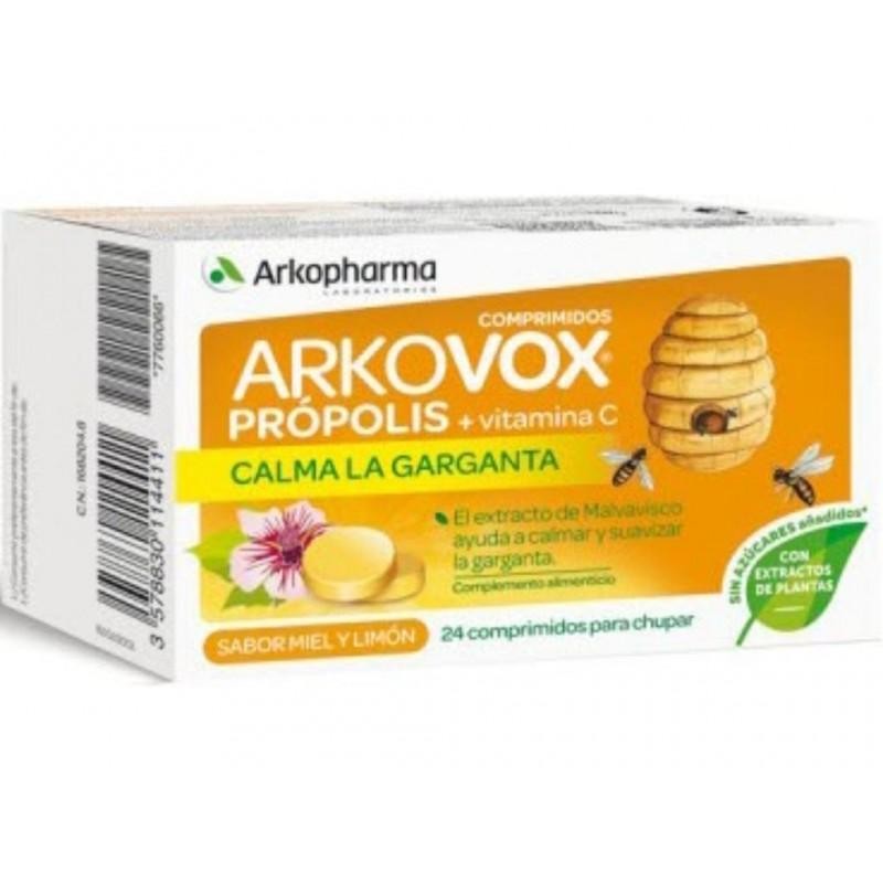 ARKOVOX PROPOLIS + VITAMINA C 20 COMPRIMIDOS MIEL Y LIMON