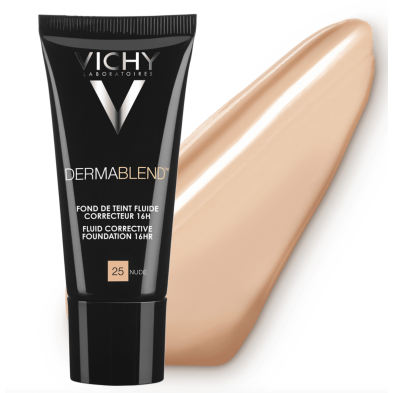 DERMABLEND FONDO DE MAQUILLAJE CORRECTOR VICHY 30 ML 25 NUDE