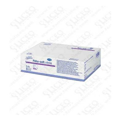 GUANTES DESECHABLES DE NITRILO PEHA-SOFT NITRILE 100 UNIDADES TALLA MEDIANA