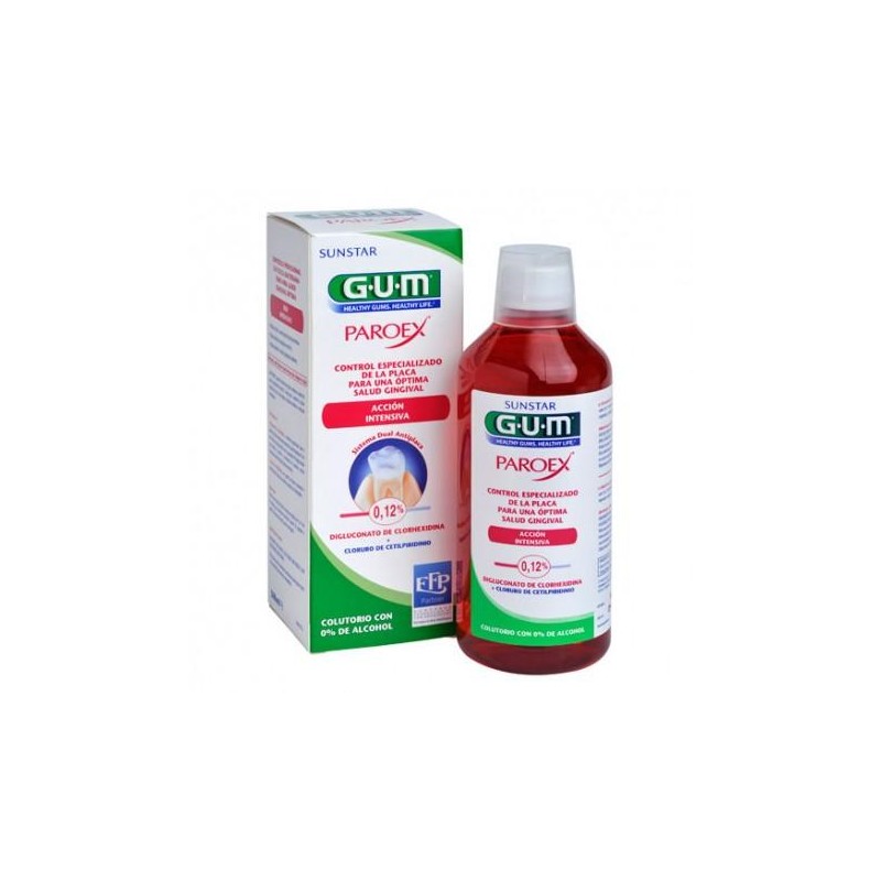 GUM PAROEX TRATAMIENTO COLUTORIO 500 ML