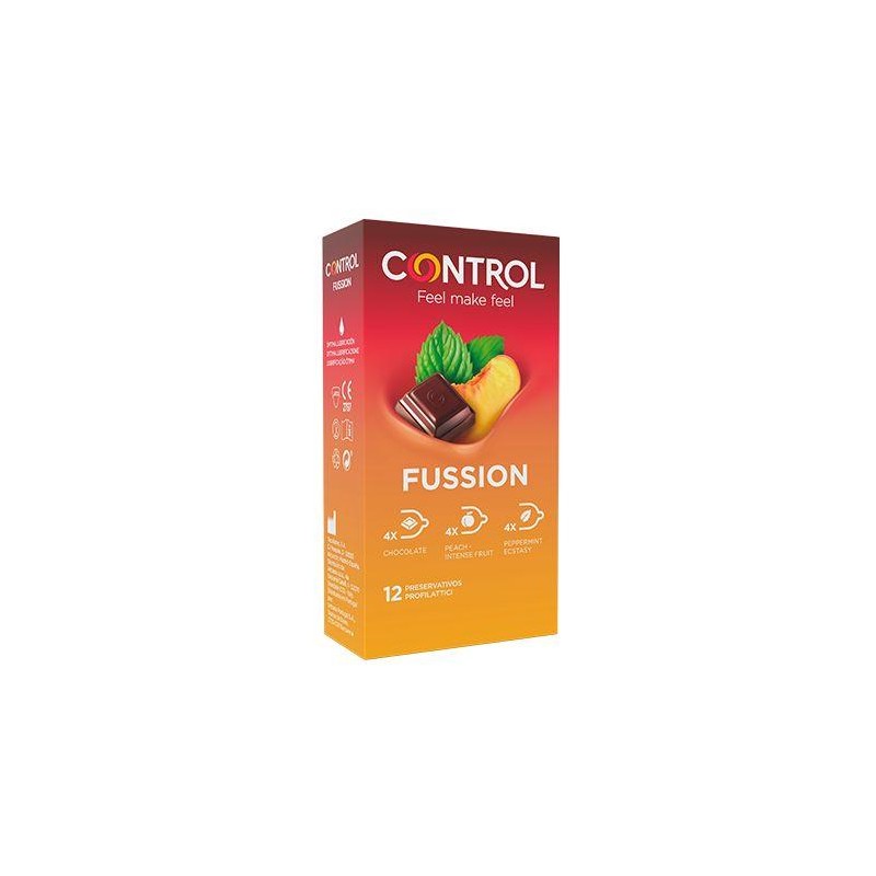 CONTROL SEX SENSES PRESERVATIVOS FUSSION 12 UNIDADES