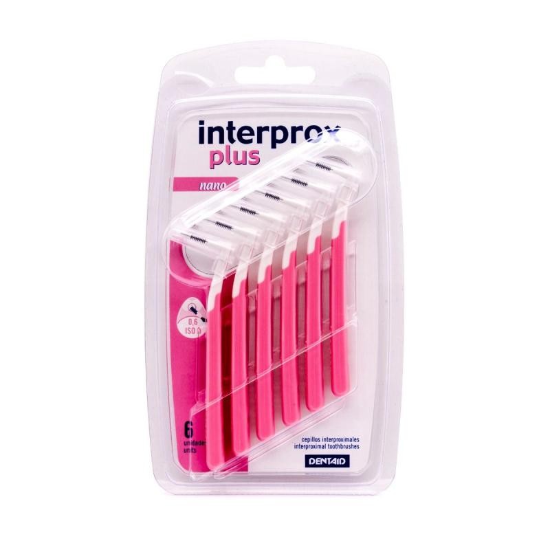 CEPILLO DENTAL INTERPROXIMAL INTERPROX PLUS NANO 6 UNIDADES