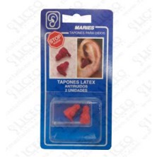 TAPONES OIDOS MARIES LATEX STOP RUIDO 2 UNIDADES
