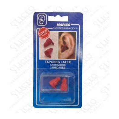 TAPONES OIDOS MARIES LATEX STOP RUIDO 2 UNIDADES