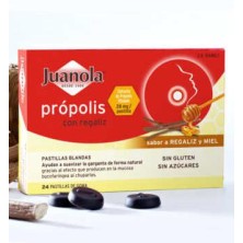 JUANOLA PASTILLAS BLANDAS PROPOLIS 48 GR SABOR REGALIZ
