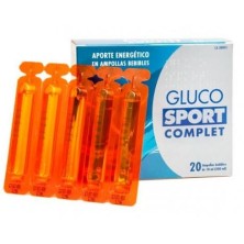 GLUCOSPORT COMPLET AMPOLLAS BEBIBLES 20 UNIDADES