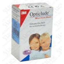 OPTICLUDE PARCHES OCULARES 1539 TALLA GRANDE 8,0X5,7 CM 20 UNIDADES