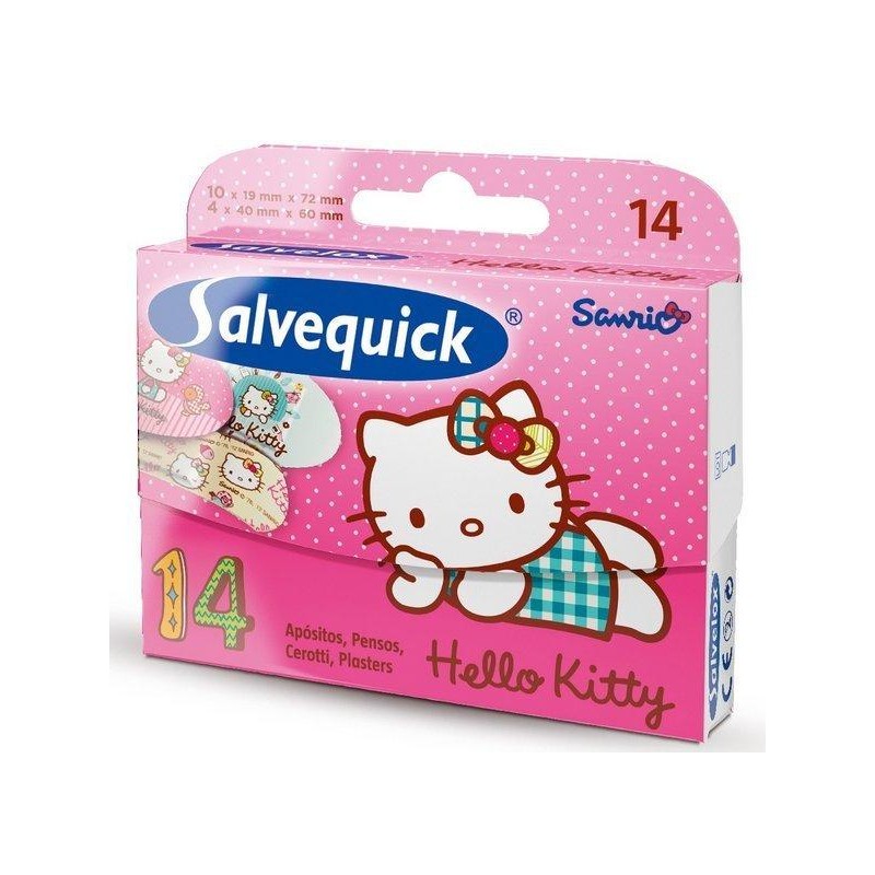 SALVELOX APOSITO ADHESIVO HELLO KITTY 14 UNIDADES