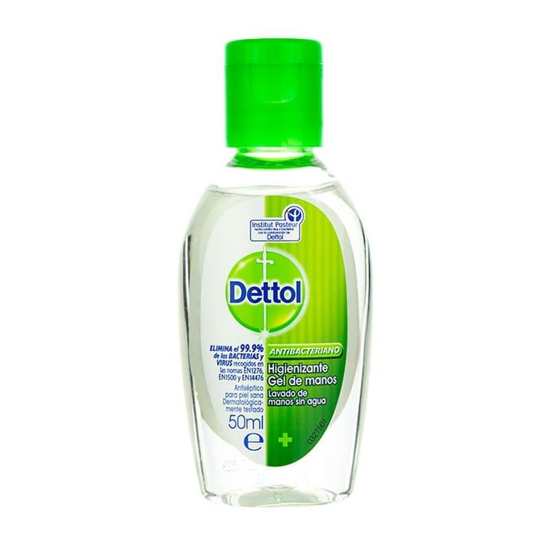 DETTOL HIGIENIZANTE GEL DE MANOS ANTIBACTERIANO 50 ML