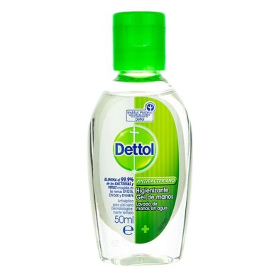 DETTOL HIGIENIZANTE GEL DE MANOS ANTIBACTERIANO 50 ML